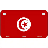 Tunisia Flag Metal Novelty License Plate 7" x 4" (MP)