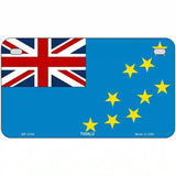 Tuvalu Flag Metal Novelty License Plate 7" x 4" (MP)