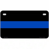 Thin Blue Line Police Metal Novelty License Plate 7" x 4" (MP)