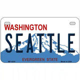 Seattle Washington Novelty Metal Novelty License Plate 7" x 4" (MP)