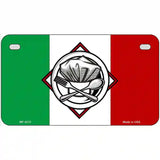 Italy Flag Culinary Logo Metal Novelty License Plate 7" x 4" (MP)