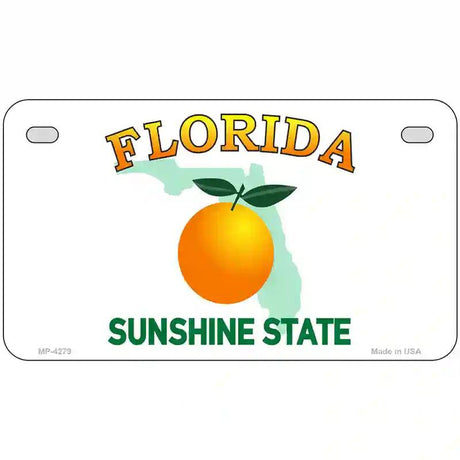 Florida Novelty State Metal License Plate 7" x 4" (MP)