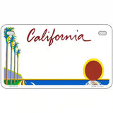 California Novelty State Blank Metal License Plate 7" x 4" (MP)