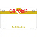 California Golden State Plate Novelty State Blank Metal License Plate 7" x 4" (MP)