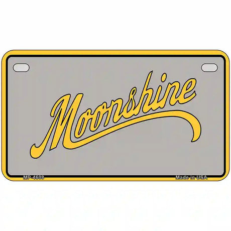 Moonshine Metal Novelty License Plate 7" x 4" (MP)