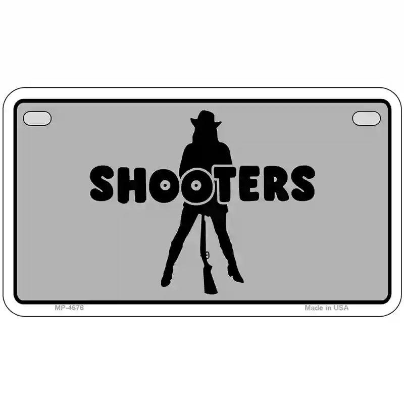 Shooters Metal Novelty License Plate 7" x 4" (MP)
