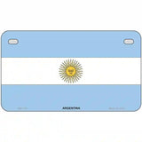 Argentina Flag Metal Novelty License Plate 7" x 4" (MP)