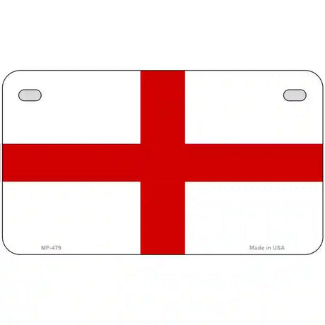 England Flag Metal Novelty License Plate 7" x 4" (MP)
