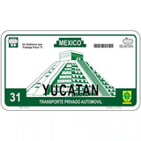 Yucatan Mexico Novelty Metal License Plate 7" x 4" (MP)
