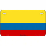 Colombia Flag Metal Novelty License Plate 7" x 4" (MP)