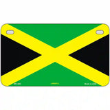 Jamaica Flag Metal Novelty License Plate 7" x 4" (MP)