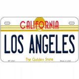 Los Angeles California Novelty State Metal License Plate 7" x 4" (MP)