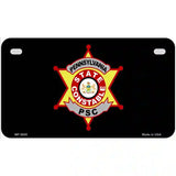 PA Constable Star Metal Novelty License Plate 7" x 4" (MP)