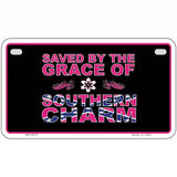 Southern Charm Metal Novelty License Plate 7" x 4" (MP)