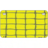 Web Yellow Metal Novelty License Plate 7" x 4" (MP)