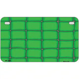 Web Green Metal Novelty License Plate 7" x 4" (MP)