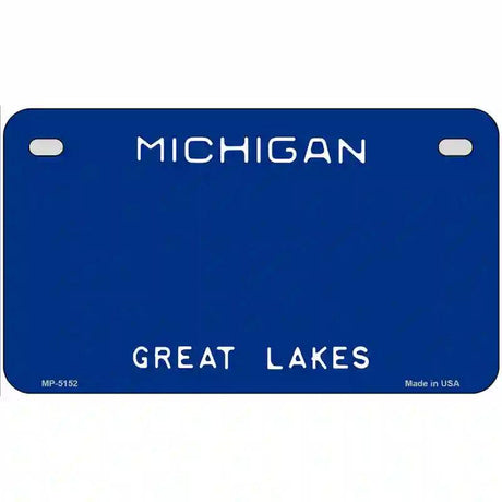 Michigan Great Lakes Plate Novelty State Blank Metal License Plate 7" x 4" (MP)