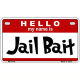 Jail Bait Metal Novelty License Plate 7" x 4" (MP)