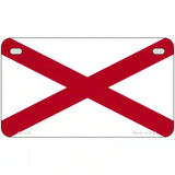 Alabama State Flag Metal Novelty License Plate Sign 7" x 4" (MP)