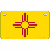 New Mexico State Flag Metal Novelty License Plate 7" x 4" (MP)