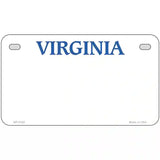 Virginia Blank Novelty Metal License Plate 7" x 4" (MP)
