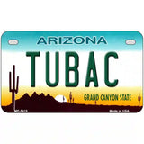 Tubac Arizona Novelty Metal License Plate 7" x 4" (MP)