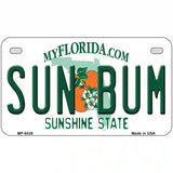 Sun Bum Florida Novelty Metal License Plate 7" x 4" (MP)