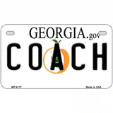 Coach Georgia Novelty Metal License Plate 7" x 4" (MP)