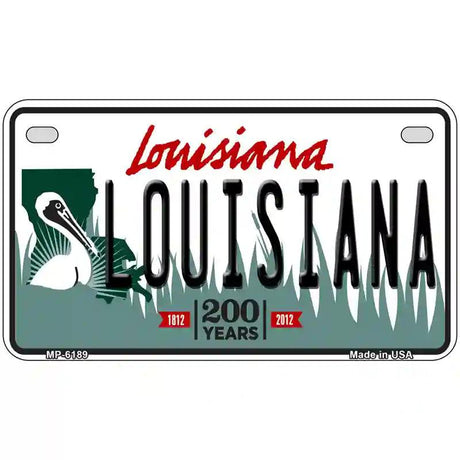 Louisiana Novelty Metal License Plate 7" x 4" (MP)