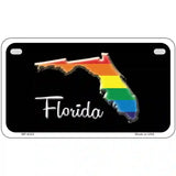 Florida Rainbow Metal Novelty License Plate 7" x 4" (MP)
