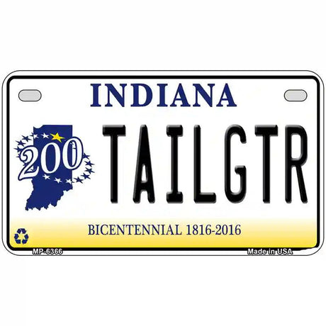 Tailgtr Indiana Bicentennial Novelty Metal License Plate 7" x 4" (MP)