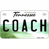 Coach Tennessee Novelty Metal License Plate 7" x 4" (MP)