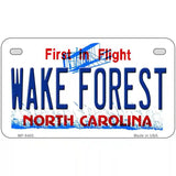 Wake Forest North Carolina Novelty Metal License Plate 7" x 4" (MP)