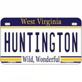 Huntington West Virginia Novelty Metal License Plate 7" x 4" (MP)