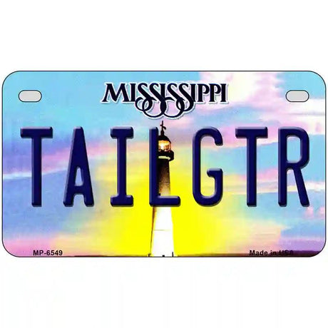 Tailgtr Mississippi Novelty Metal License Plate 7" x 4" (MP)
