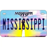Mississippi Novelty Metal License Plate 7" x 4" (MP)