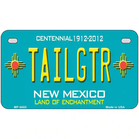 Tailgtr New Mexico Novelty Metal License Plate 7" x 4" (MP)