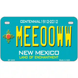 Meeooww New Mexico Novelty Metal License Plate 7" x 4" (MP)
