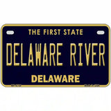 Delaware River Delaware Novelty Metal License Plate 7" x 4" (MP)