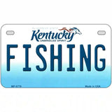 Fishing Kentucky Novelty Metal License Plate 7" x 4" (MP)