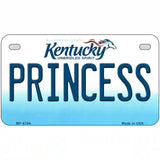 Princess Kentucky Novelty Metal License Plate 7" x 4" (MP)