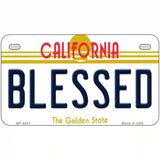 Blessed California Novelty Metal License Plate 7" x 4" (MP)