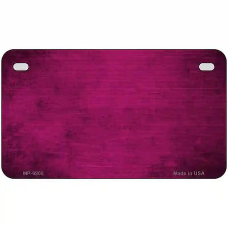 Pink Oil Rubbed Solid Metal Novelty License Plate 7" x 4" (MP)