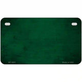 Green Oil Rubbed Solid Metal Novelty License Plate 7" x 4" (MP)