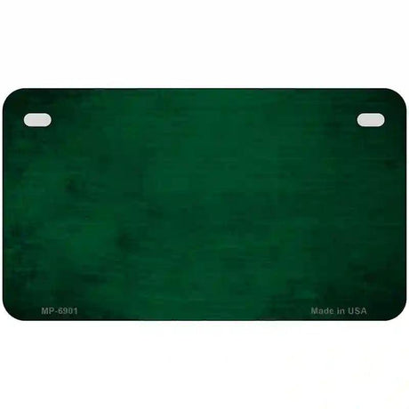 Green Oil Rubbed Solid Metal Novelty License Plate 7" x 4" (MP)