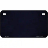 Blue Oil Rubbed Solid Metal Novelty License Plate 7" x 4" (MP)