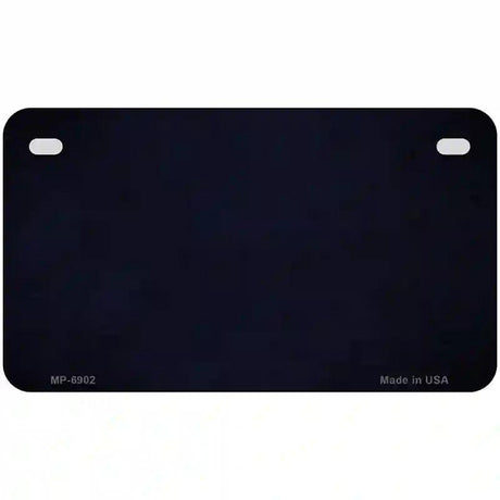Blue Oil Rubbed Solid Metal Novelty License Plate 7" x 4" (MP)
