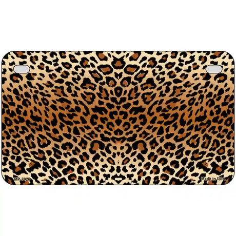 Cheetah Metal Novelty License Plate 7" x 4" (MP)