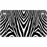 Zebra Metal Novelty License Plate 7" x 4" (MP)