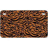 Tiger Pattern Metal Novelty License Plate 7" x 4" (MP)